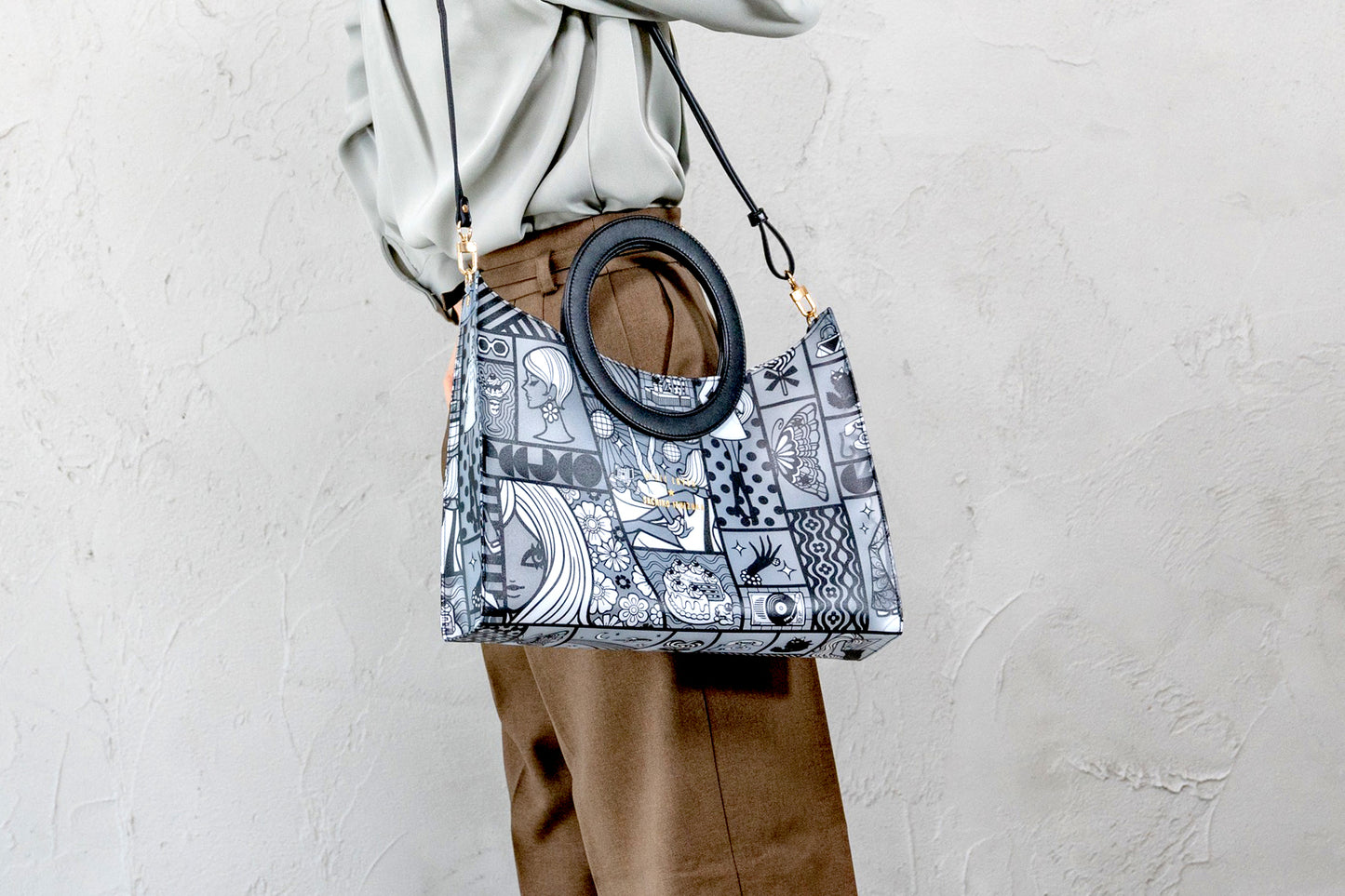 MISTY LAYER | Tote bag i (Ring) SACHI KO ISHIZUKA collaboration model